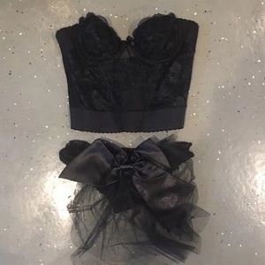 Two piece rave outfit